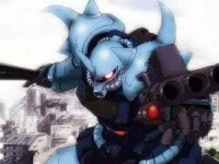 グフカスタム（名前：S、武装の見た目：S、パイロット：おっさん、劇中の活躍：S）←こいつのイメージ