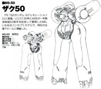 アナハイムが一年戦争終結50周年記念に「ザク50」を作った謎のイメージ